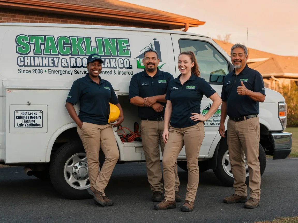 Chimney flashing repair company in Collinston, LA